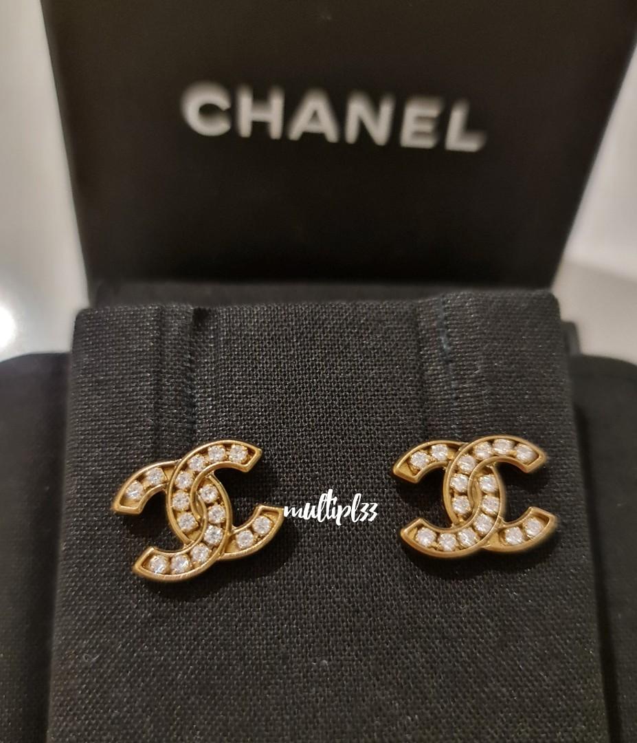 Real real chanel clearance earrings