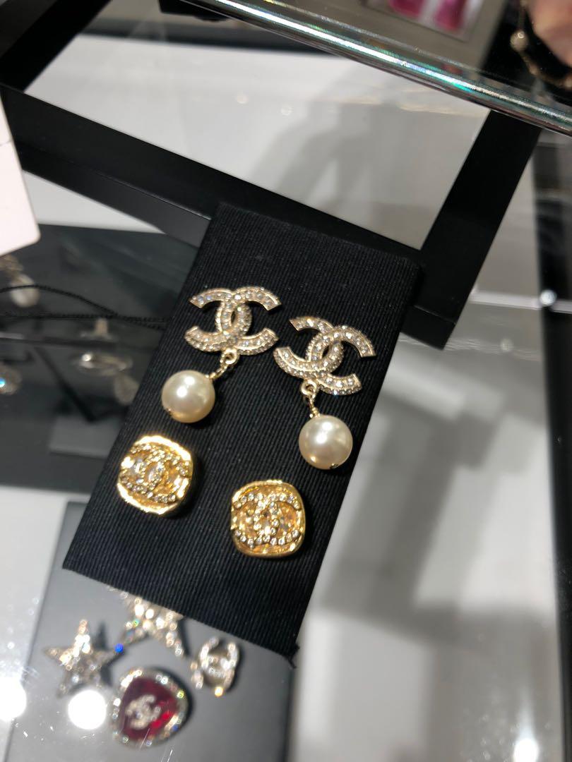 Chanel Earrings- brand new, Luxury, Accessories on Carousell