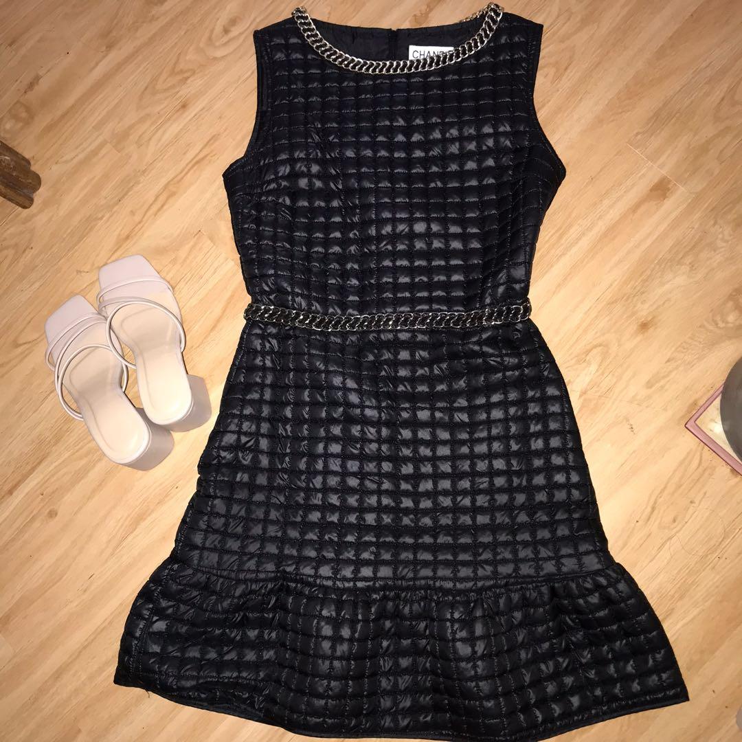 Chanel quilted deals dress