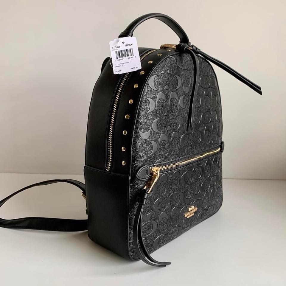 Coach Jordyn Backpack in Signature Leather, Women's Fashion, Bags