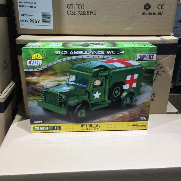 Jeu De Construction COBI - Ambulance Dodge WC-54 1942 - 293 Pièces, échelle 1/35