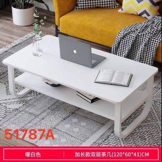 Coffee Table Center Table Laptop Table White Minimalist Table