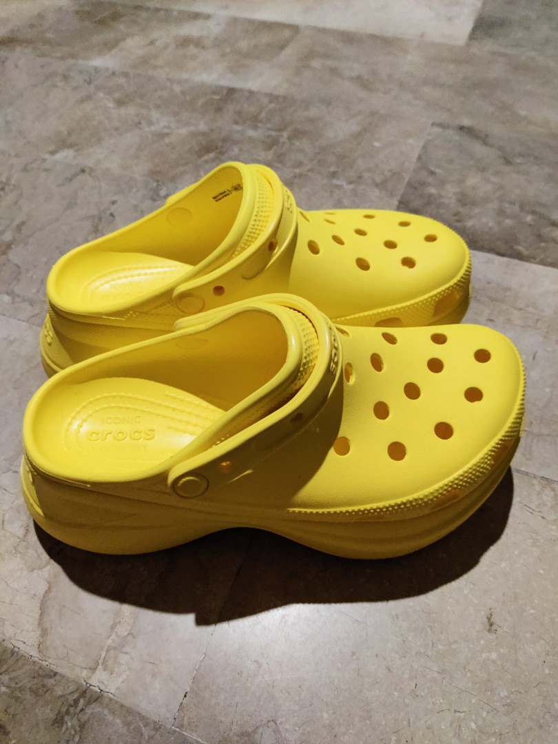 Crocs Bae Clogs in Yellow