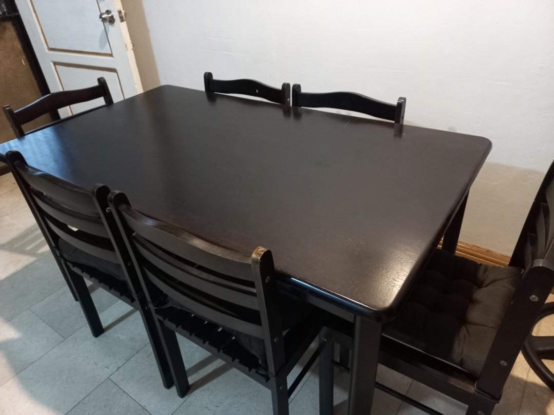 Dining Table 6 seater, Furniture & Home Living, Furniture, Tables