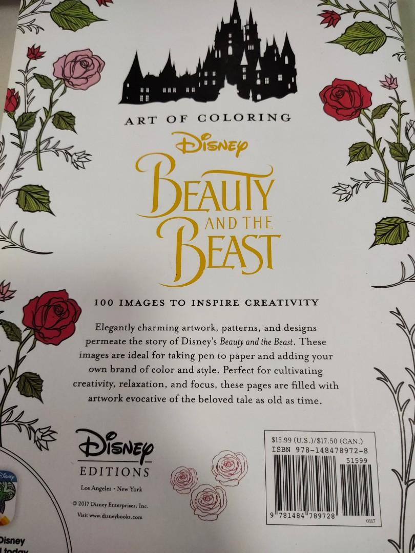 Disney Beauty and the Beast Coloring Book, Hobbies & Toys, Books