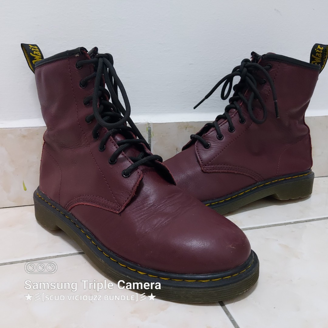 Dr Martens Red Cherry 1460 Y. 6UK Men s Fashion Footwear Boots