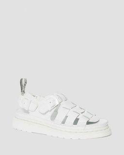 全新Dr.Martens 馬汀 8092 ARC MONO白色厚底涼鞋