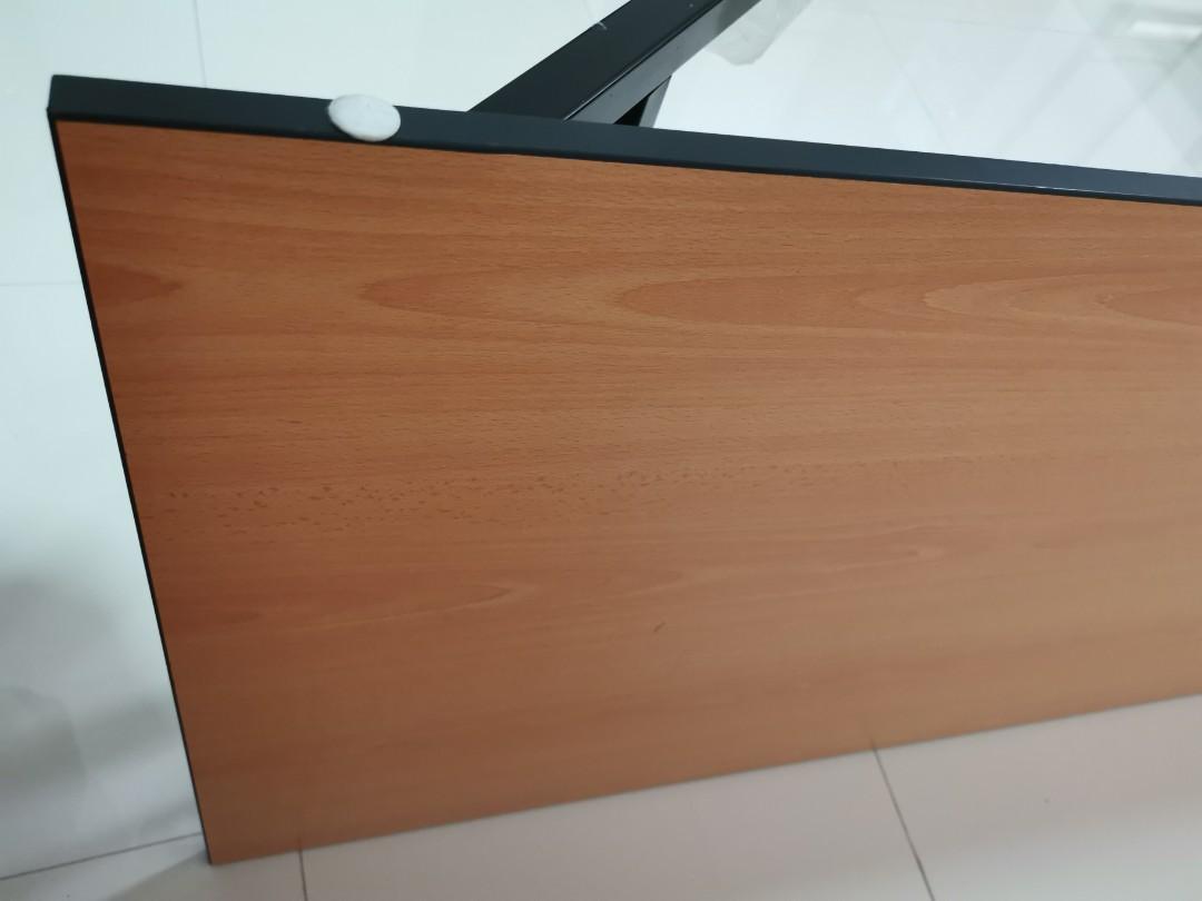 Foldable table (Category: Tables & Sets) located in Singapore. Submitted by terracottasg (Listing ID 1136193385, Image 1). Description: Like new. Hardly used. 180cm long, sturdy and heavy duty. Plywood not chipboard. Foldable. No scratches no stains no dents no defects..