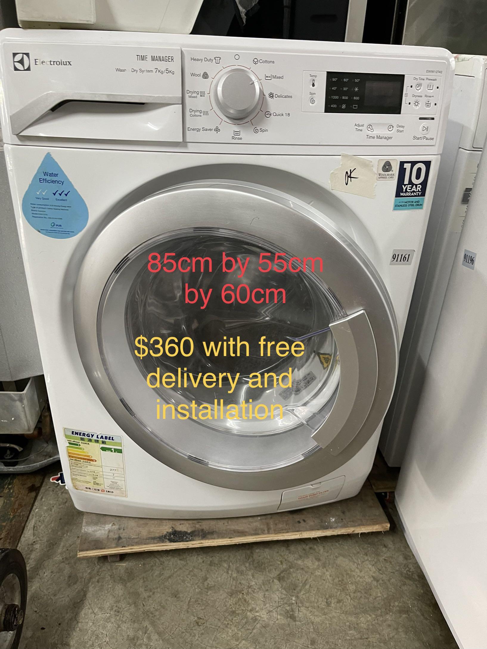 Fridge and washing machine cheap cheap (2nd hand) but all working well