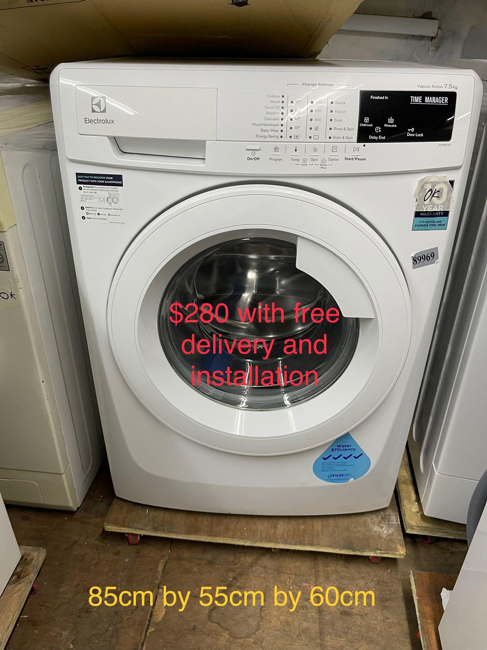 Fridge and washing machine cheap cheap (2nd hand) but all working well