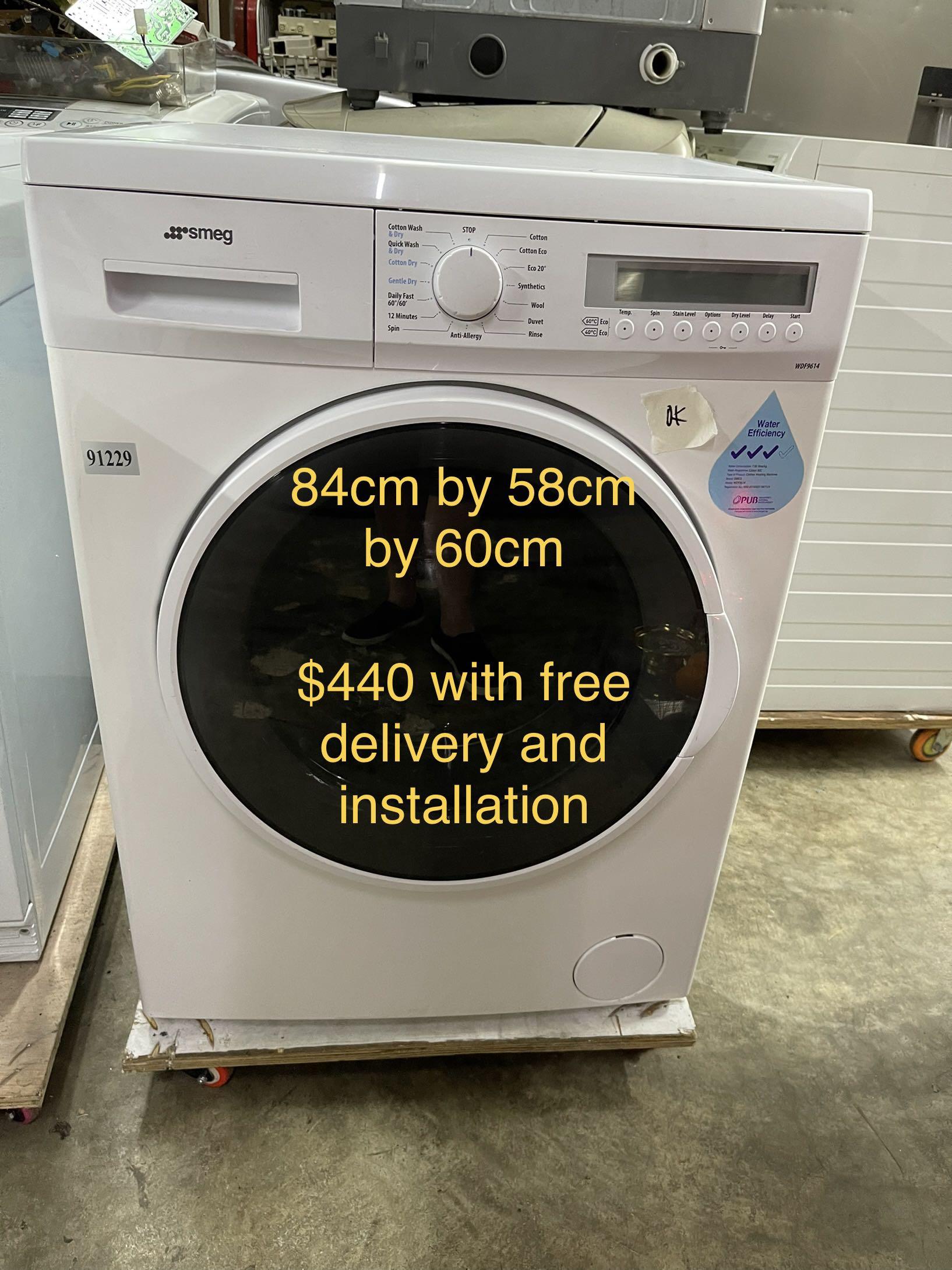 Fridge and washing machine cheap cheap (2nd hand) but all working well