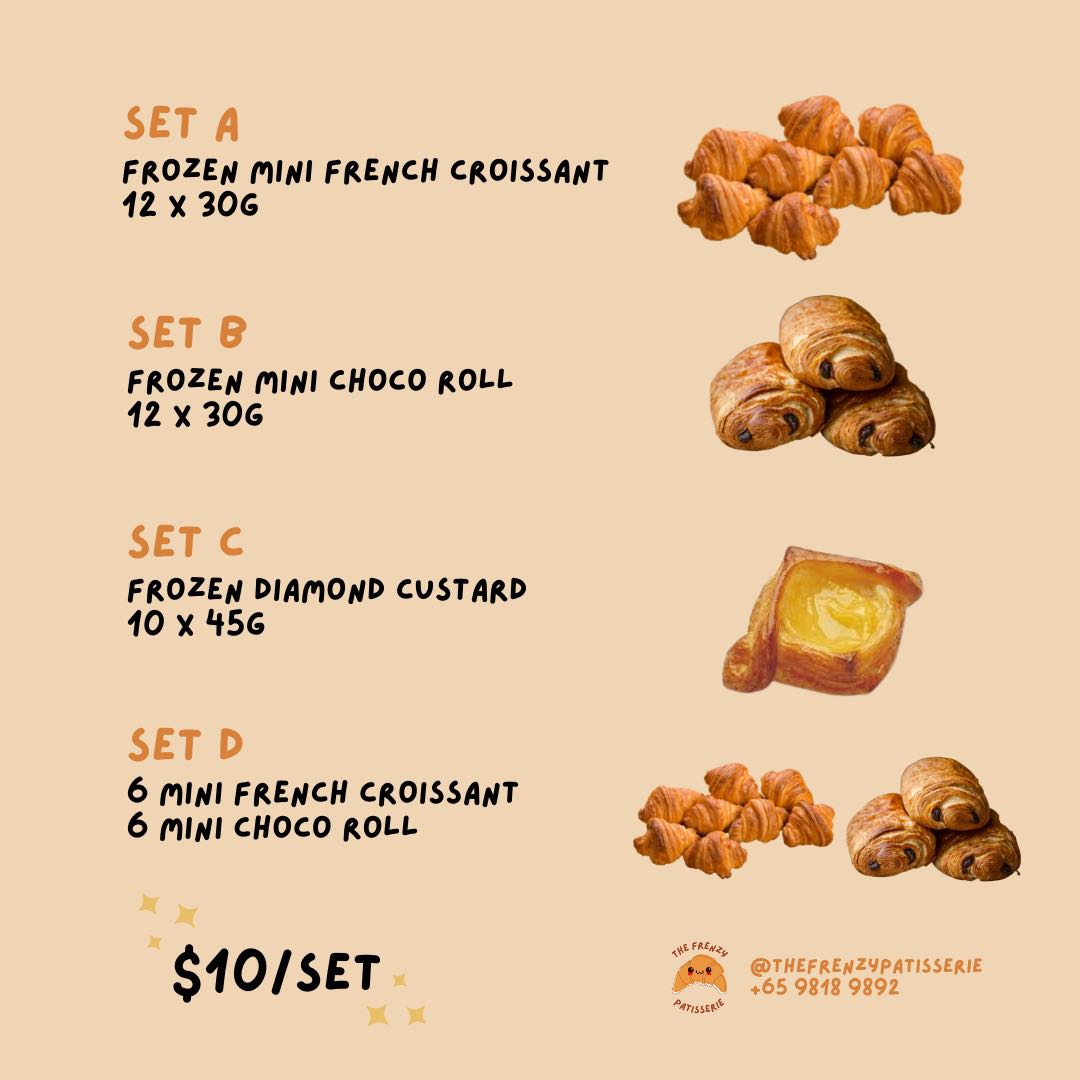 Frozen Pastries, Food & Drinks, Chilled & Frozen Food on Carousell