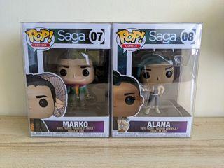 Funko Pop Marko Alana SET SALE Saga Comics