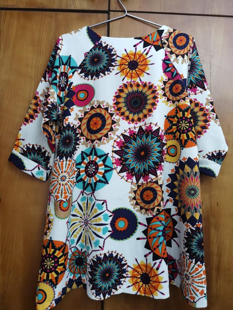 Funky print top dresses