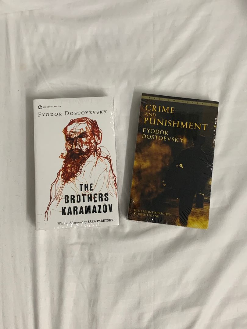 Fyodor Dostoevsky Crime and punishment & Brothers Karamazov, Hobbies & Toys, Books & Magazines