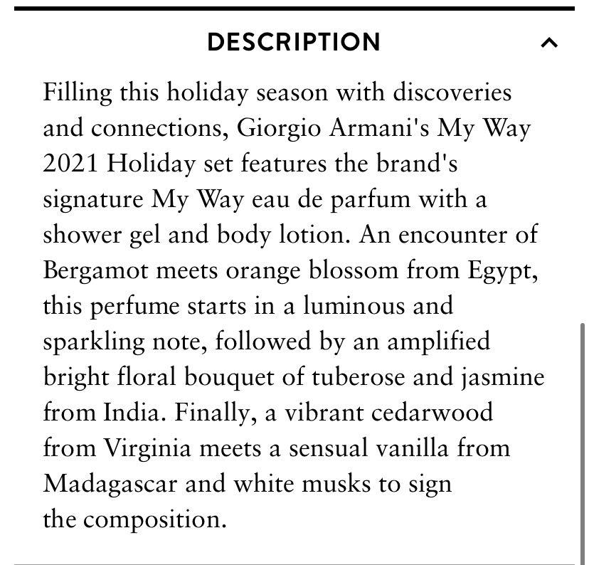 Armani My Way 2021 Perfume Set, 美容＆化妝品, 健康及美容 香水＆香體噴霧 Carousell