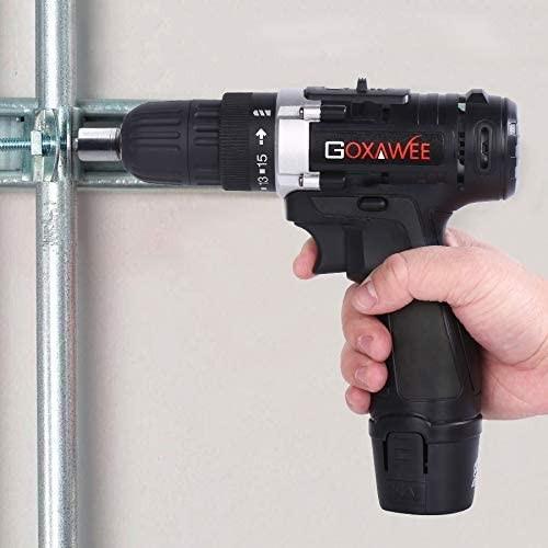 Goxawee cordless drill how to use clearance