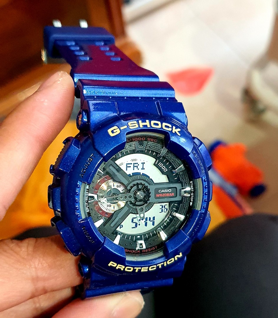 G shock top ga 110 blue