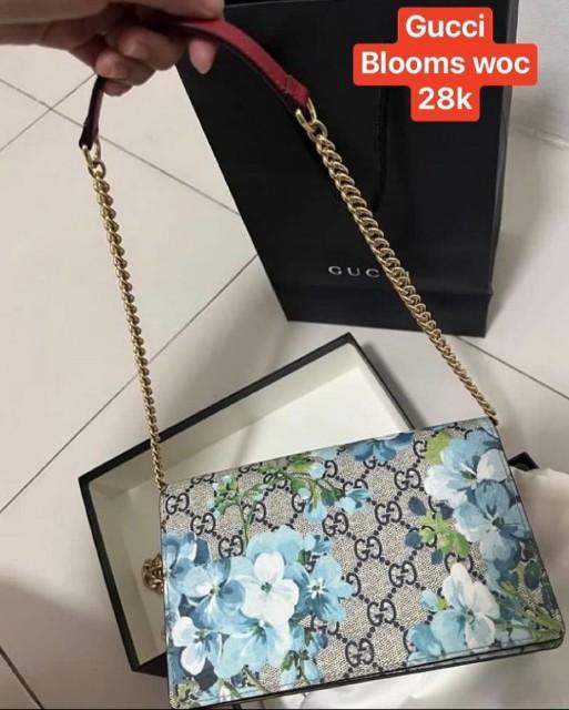 Gucci bloom wallet blue discount