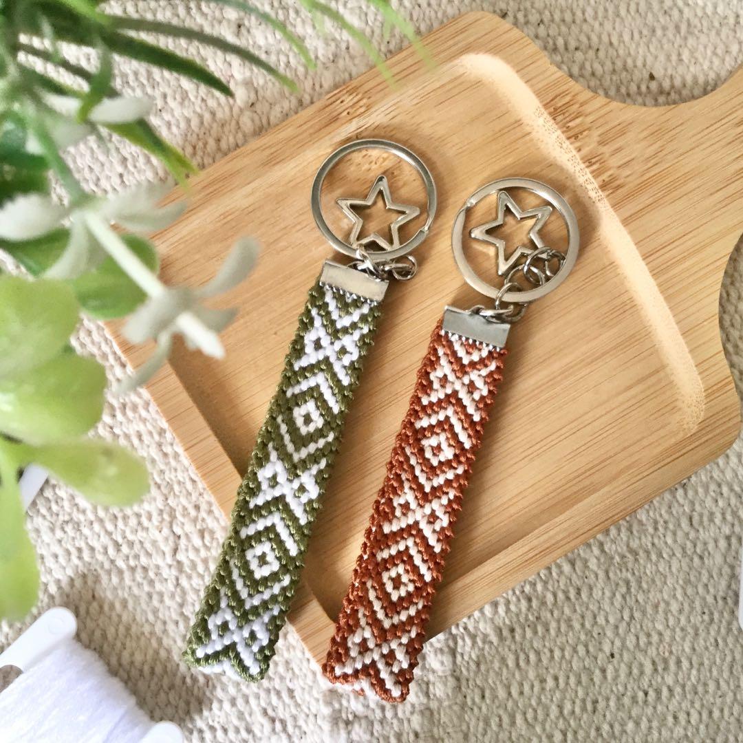 Hand knotted Tribal Keychain