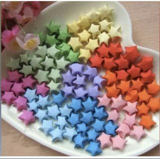 Handmade origami for loved ones. Folded Stars hearts cranes saga seeds love seed valentine day