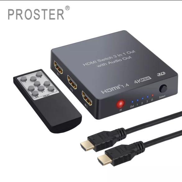 HDMI Switch (Category: TV Parts & Accessories) located in Singapore. Submitted by mgthink_earth (Listing ID 1136023972, Image 1). Description: Impulse buying but never used. New in box. .