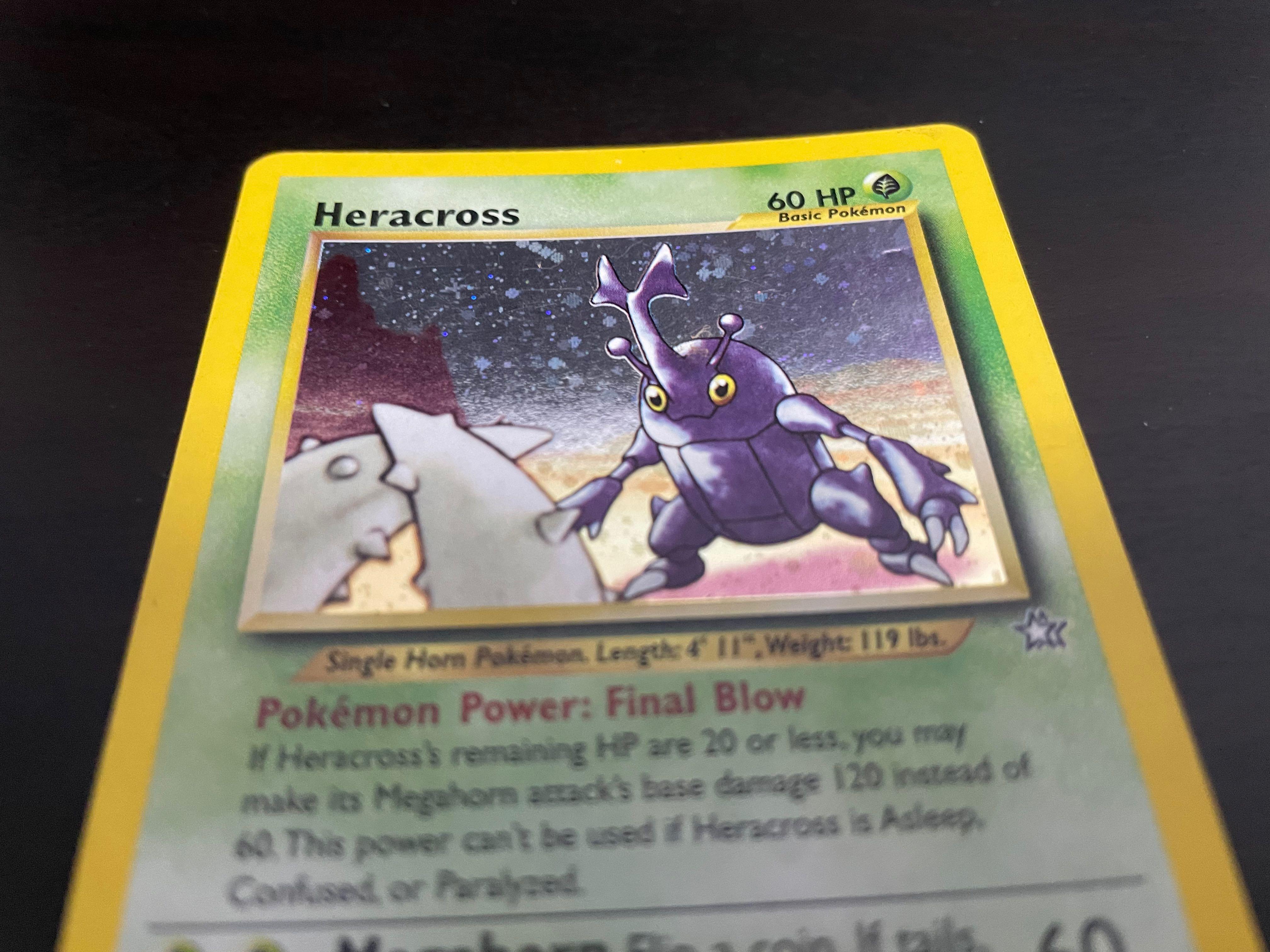 HERACROSS - 6/111 - Neo Genesis - Holo - Pokemon Card - MINT, Hobbies & Toys, Toys & Games on Carousell HERACROSS - 6/111 - Neo Genesis - Holo - Pokemon Card - MINT, Hobbies & Toys, Toys & Games on Carousell