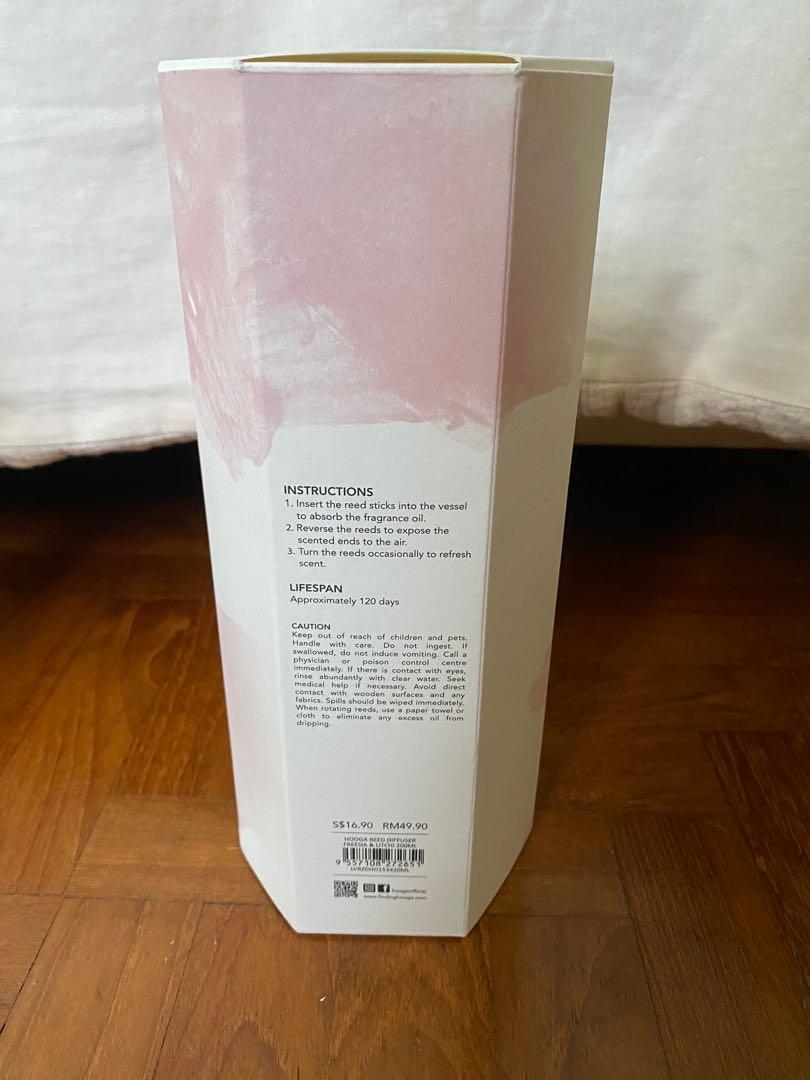 Hooga Freesia and Litchi Reed Diffuse, Beauty Personal Care