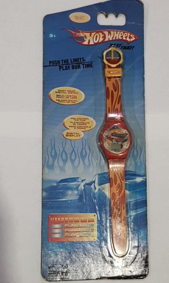hot wheels digital watch