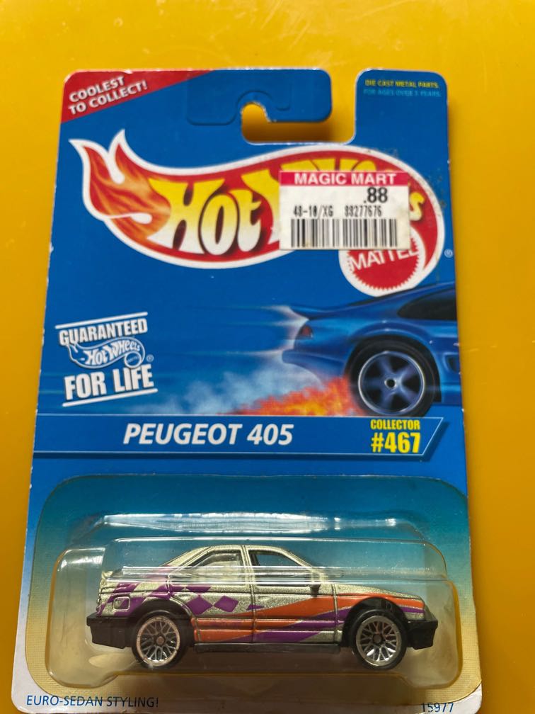 Hot Wheels Peugeot 405, Hobbies & Toys, Collectibles & Memorabilia