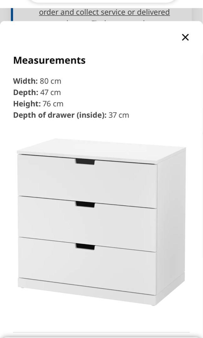 Ikea drawer, Furniture & Home Living, Furniture, Shelves,