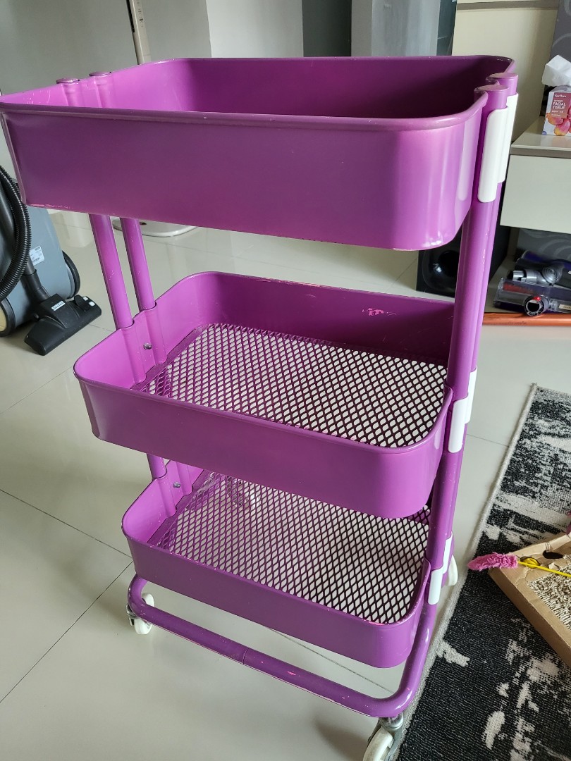 Ikea trolley, Furniture & Home Living, Furniture, Shelves,