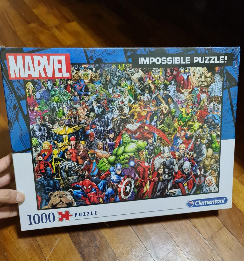 1000 Pieces New Sealed Clementoni Marvel Impossible Puzzle 