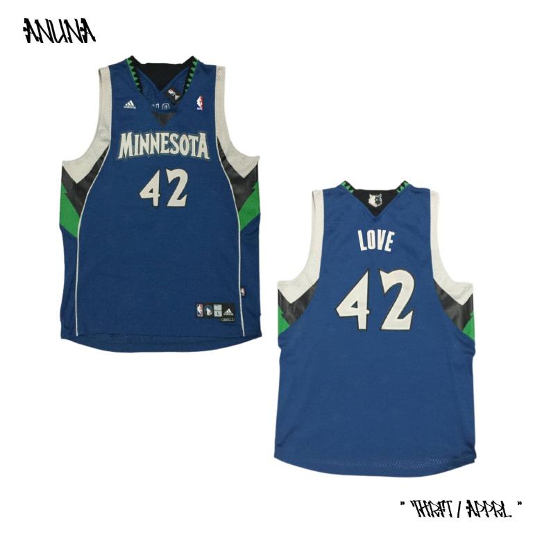 KEVIN LOVE 2008-2009 MINNESOTA TIMBERWOLVES ALTERNATE SWINGMAN JERSEY,  Men's Fashion, Tops & Sets, Tshirts & Polo Shirts on Carousell