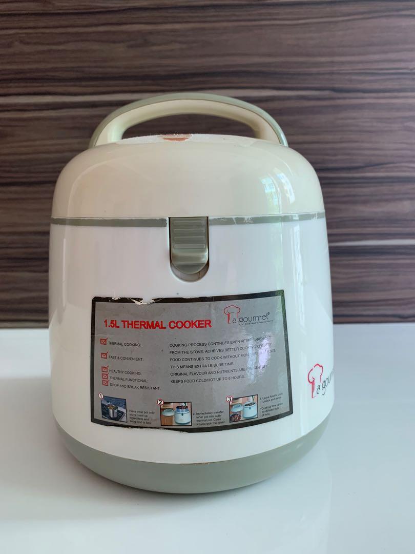 La gourmet 1.5 Thermal Cooker, Furniture & Home Living, Kitchenware & Tableware, Food