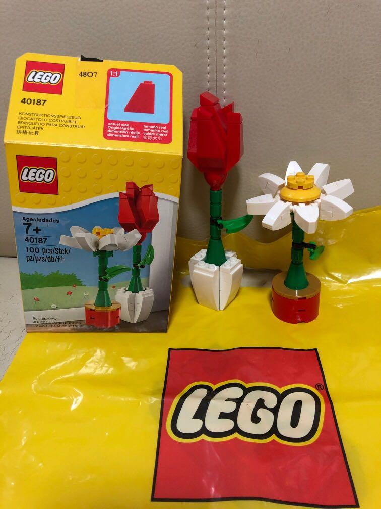 Lego flower display 100 piece deals set