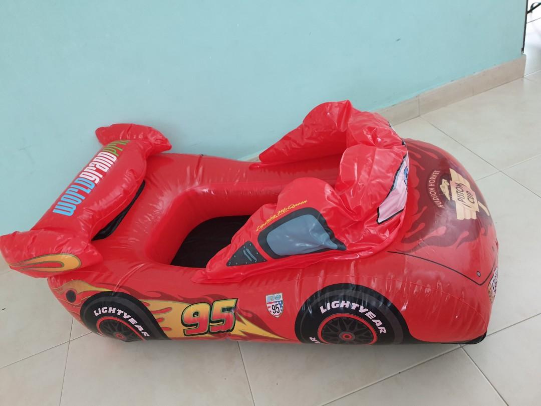 Lightning Mcqueen Car Float/Boat, Sports Equipment, Other Sports Equipment  and Supplies on Carousell