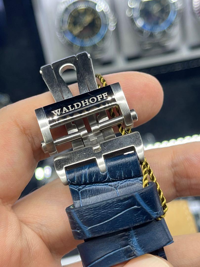 LNIB Waldhoff Olympus Royal Blue Silver, Luxury, Watches on Carousell
