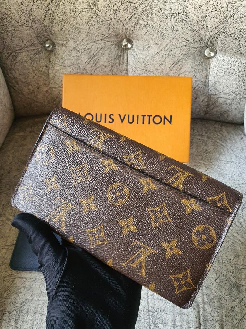 Louis Vuitton Monogram Jeanne Fuchsia Wallet w/2 LV Inserts Preowned