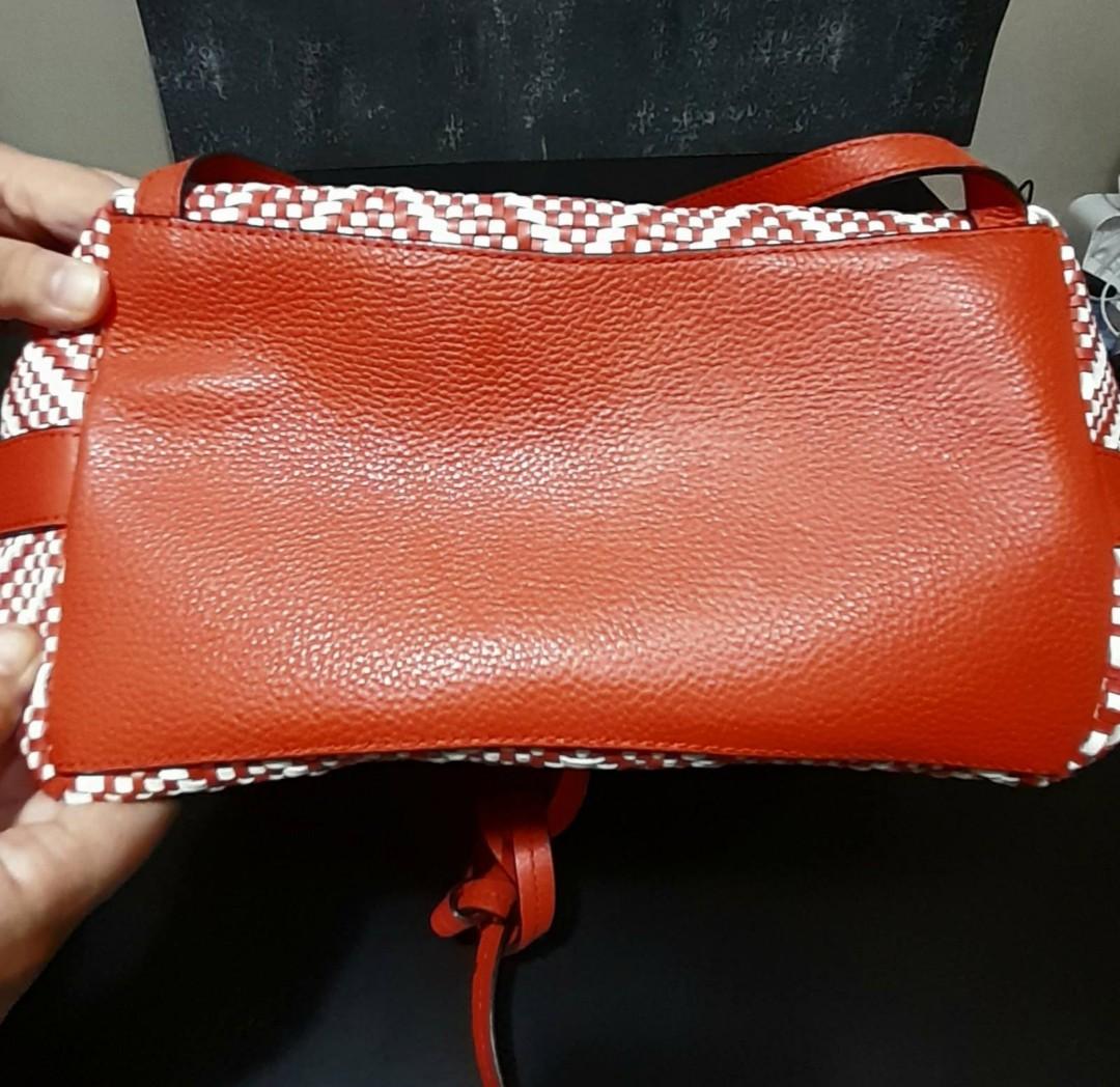 Junie medium woven leather backpack hot sale