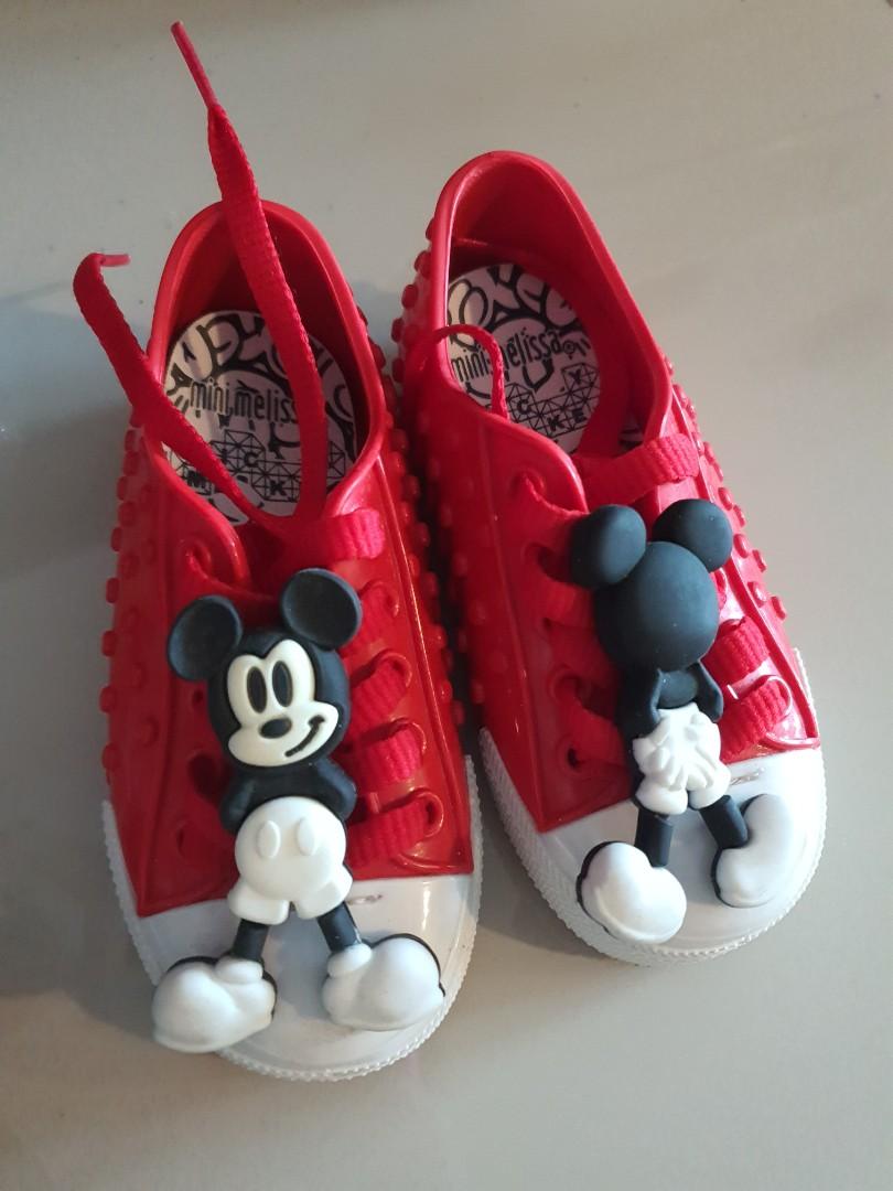 Mini Melissa red mickey sneakers Babies Kids Babies Kids