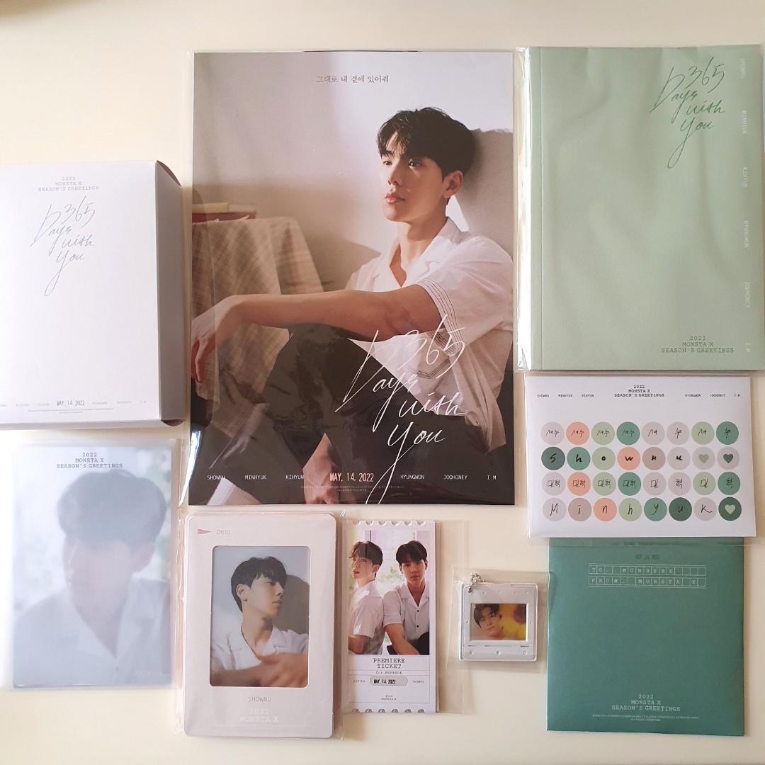 Monsta x 2022 season's greetings, Hobbies & Toys, Memorabilia