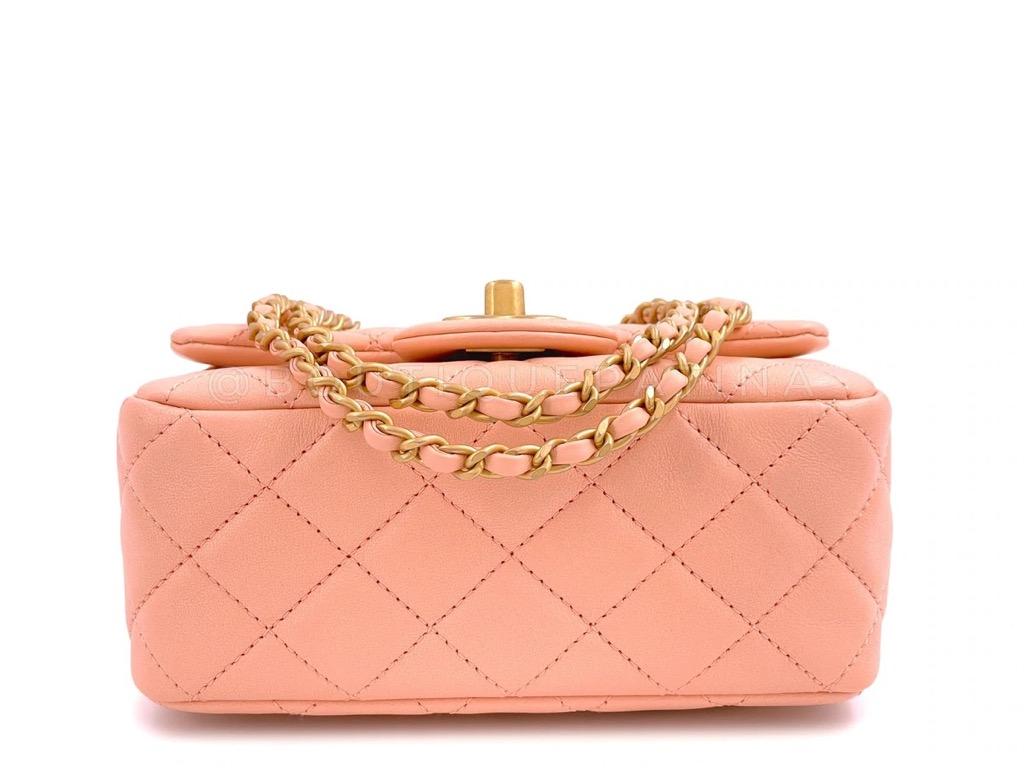 NEW ARRIVAL* CHANEL 22C PEARL CRUSH PEACHY PINK CORAL ORANGE