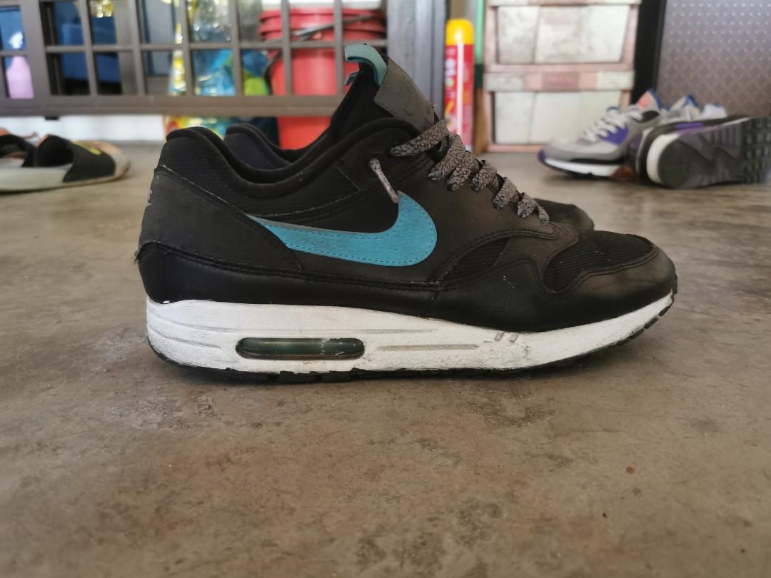 Nike air max 1 top se black blue fury