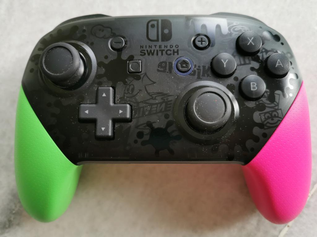 Nintendo switch pro controller splatoon hotsell