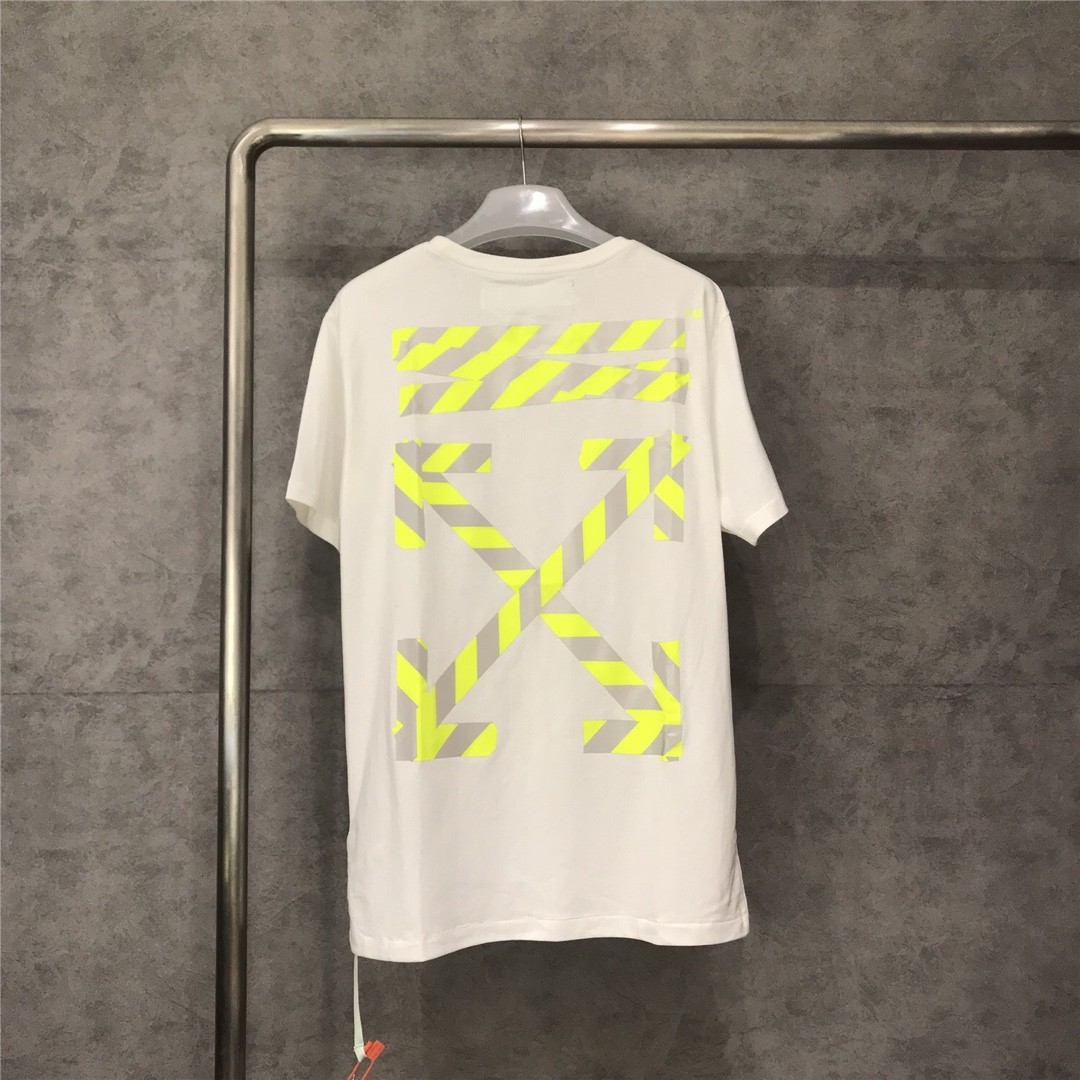 off white 3m reflective tee