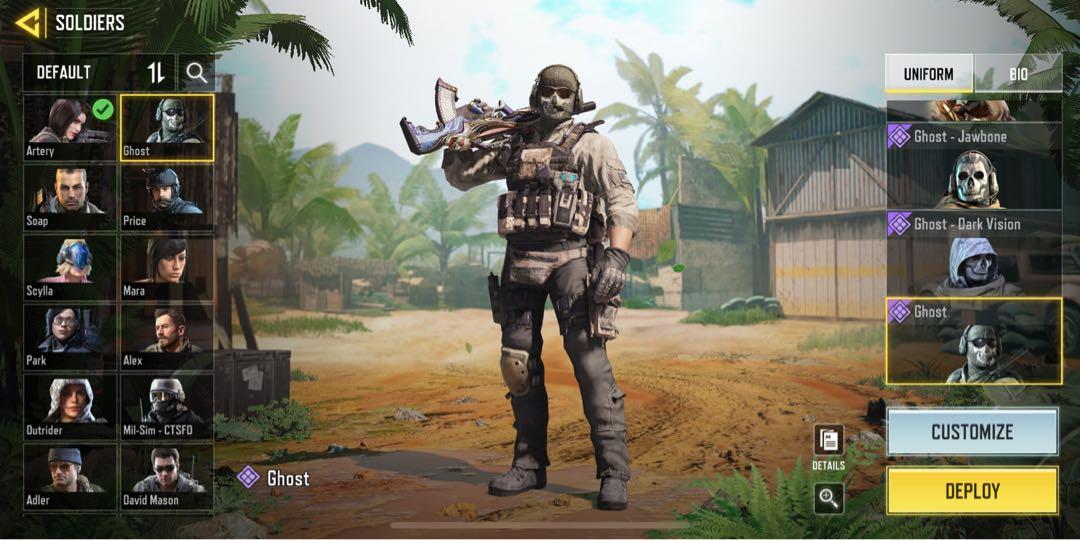 OG S2 Legend Border Codm Account with Artery and Ghost (wellconnected