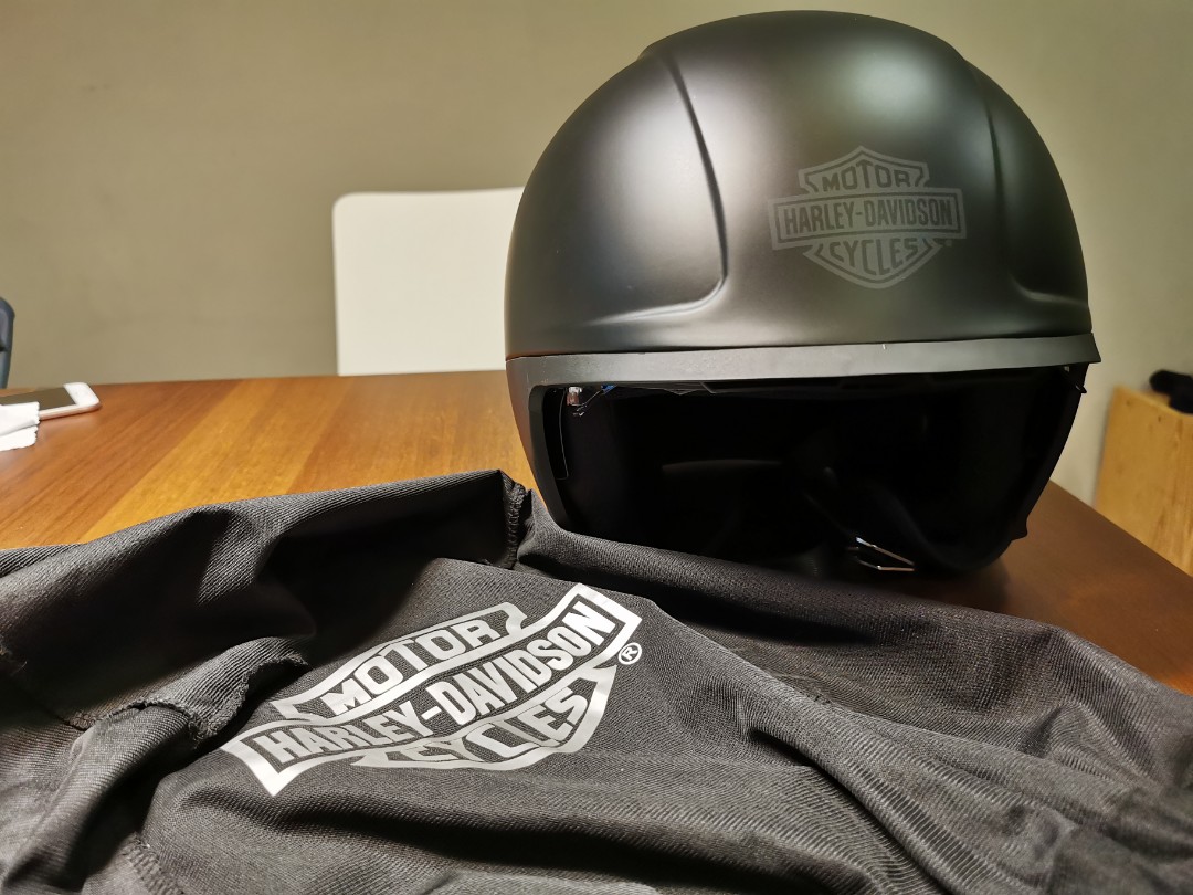 Original Harley Davidson open face helmet, Motorcycles, Motorcycle