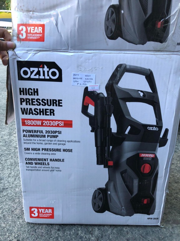Ozito shop pressure washer