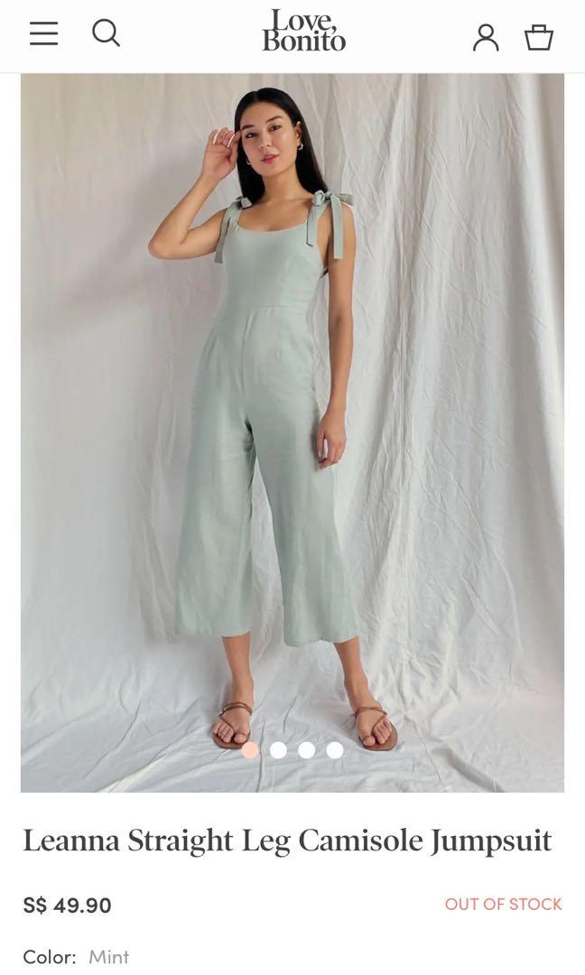 Pastel green jumpsuit, Women's Fashion, Dresses & Sets, Jumpsuits on